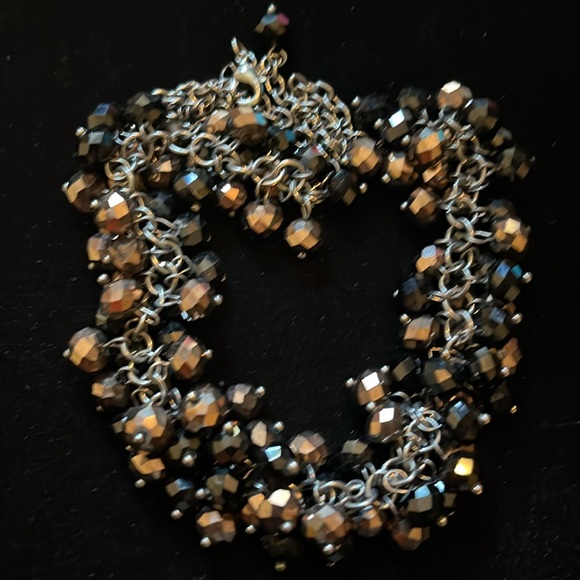 Brown and Black Beaded Necklace - Picture 15 of 16